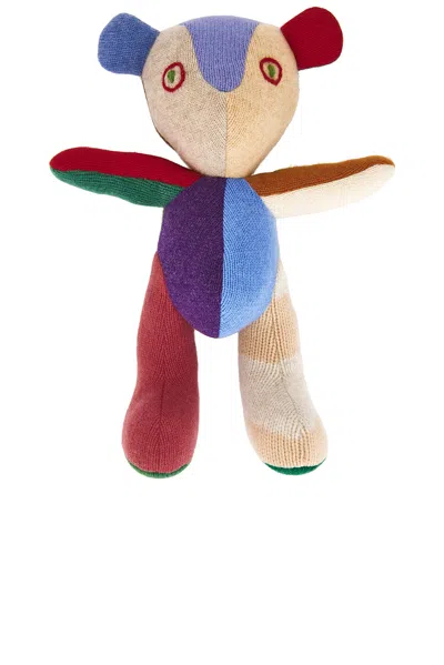 The Elder Statesman Small Teddy Bear In Multi