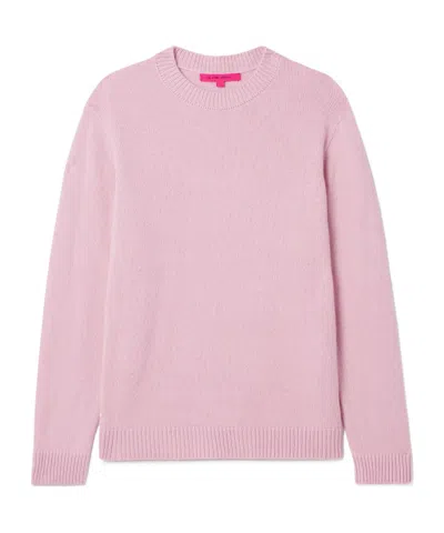 The Elder Statesman Solid-color Cashmere Sweater In Pink