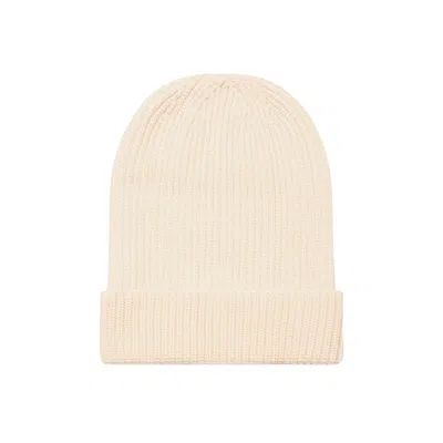 Pre-owned The Elder Statesman Statesman Beanie 'cream' | Men's Size Onesize In White