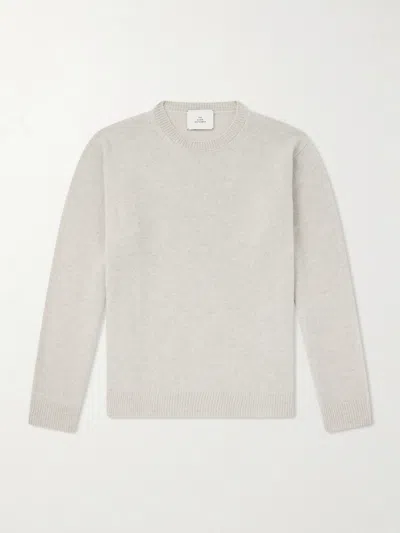 The Elder Statesman Statesman Cashmere Sweater In Neutral