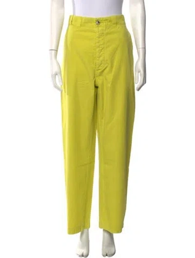 Pre-owned The Elder Statesman Straight Leg Pants W/ Tags In Green