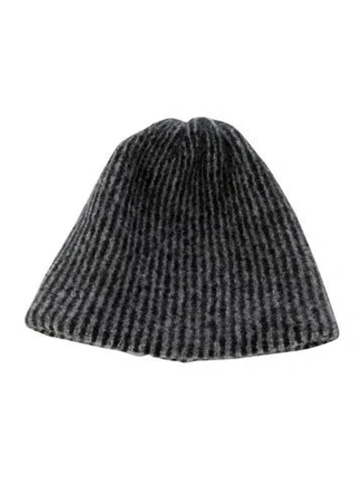 Pre-owned The Elder Statesman Striped Beanie In Multi