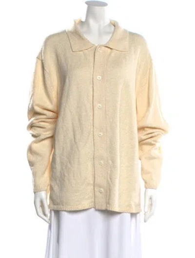 Pre-owned The Elder Statesman Sweater In Neutral