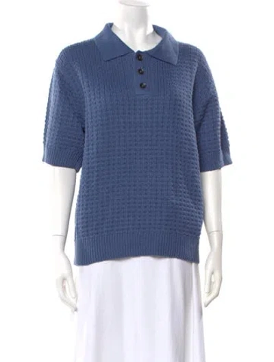 Pre-owned The Elder Statesman Sweater W/ Tags In Blue
