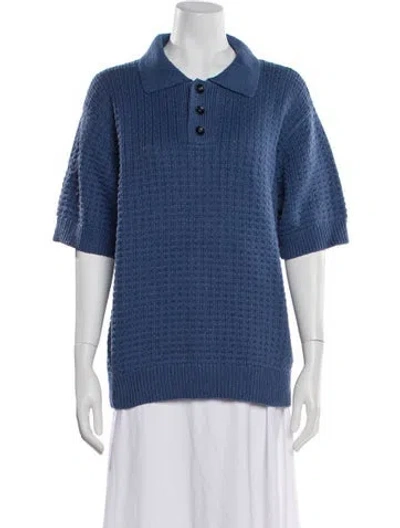 Pre-owned The Elder Statesman Sweater W/ Tags In Blue