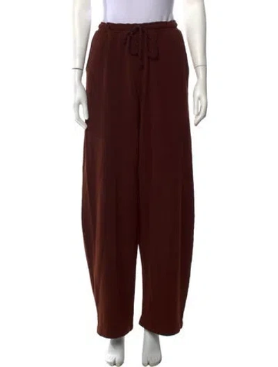 Pre-owned The Elder Statesman Sweatpants In Brown