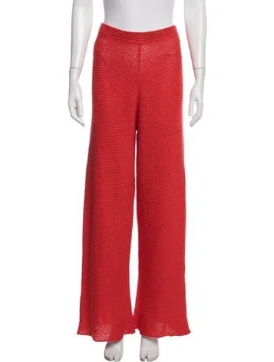 Pre-owned The Elder Statesman Sweatpants In Red