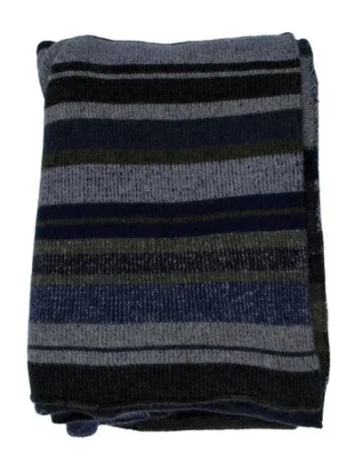 Pre-owned The Elder Statesman Throw Blanket In Multi