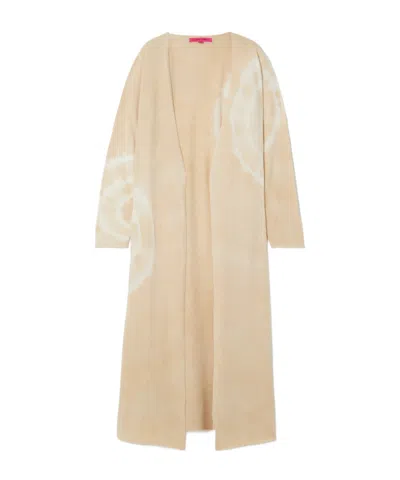 The Elder Statesman Tie-dye Cardigan In Neutral