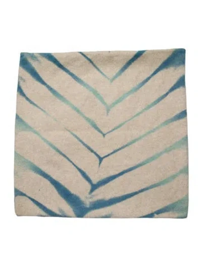 Pre-owned The Elder Statesman Tie-dye Cashmere Cushion Cover In Neutral