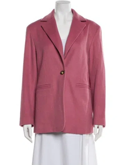 Pre-owned The Elder Statesman Virgin Wool Blazer W/ Tags In Pink