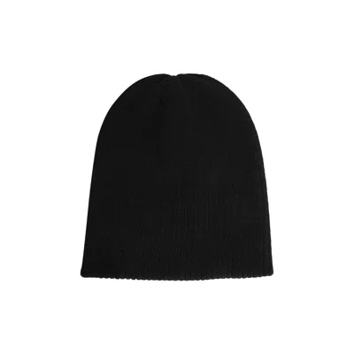 Pre-owned The Elder Statesman Watchman Cap 'black'