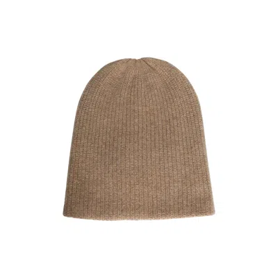 Pre-owned The Elder Statesman Watchman Cap 'camel' | Tan | Men's Size Onesize