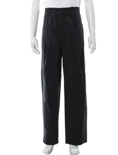 Pre-owned The Elder Statesman Wide Leg Pants In Blue