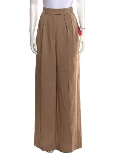 Pre-owned The Elder Statesman Wide Leg Pants W/ Tags In Neutrals