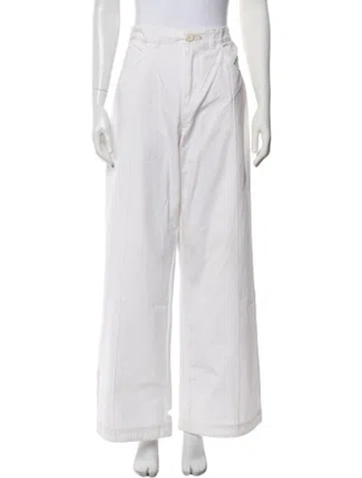 Pre-owned The Elder Statesman Wide Leg Pants W/ Tags In Pink