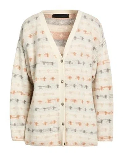 The Elder Statesman Woman Cardigan Beige Size M Cashmere In Neutral