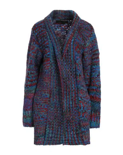 The Elder Statesman Woman Cardigan Blue Size M Cashmere