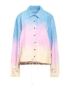 The Elder Statesman Woman Jacket Sky Blue Size M Nylon In Blue