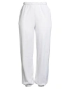 The Elder Statesman Woman Pants Light Grey Size L Cotton, Elastane
