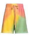 The Elder Statesman Woman Shorts & Bermuda Shorts Orange Size S Cashmere