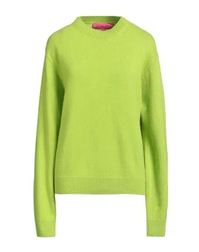 The Elder Statesman Woman Sweater Green Size M Cashmere