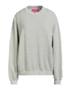 The Elder Statesman Woman Sweatshirt Grey Size L Cotton, Cashmere