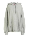 The Elder Statesman Woman Sweatshirt Grey Size Xl Cotton, Cashmere