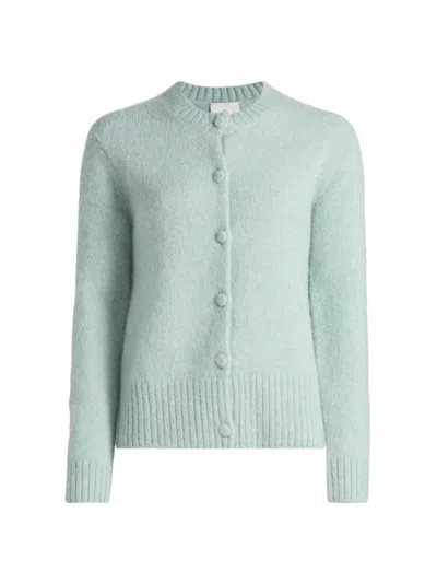 The Elder Statesman Women's Indie Alpaca-blend Cardigan In Blue