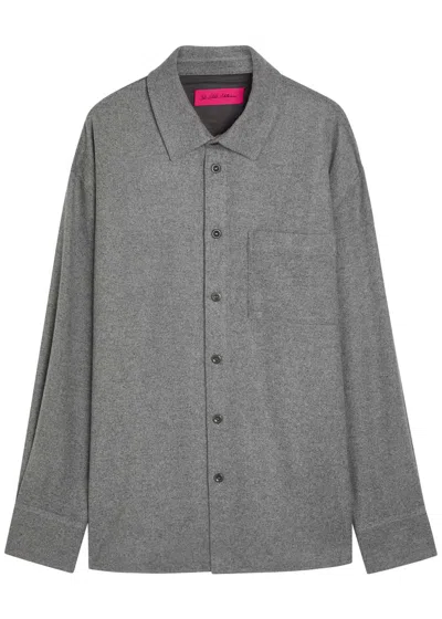 The Elder Statesman Wool-blend Overshirt In Multi