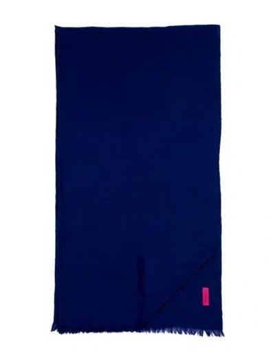 Pre-owned The Elder Statesman Woven Blanket In Blue