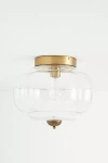 The Eloise Lighting Collection By Anthropologie The Eloise Scallop Milk Glass Flush Mount Ceiling Light