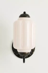 The Eloise Lighting Collection By Anthropologie The Eloise Scallop Milk Glass Sconce Wall Light