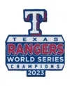 The Emblem Source Texas Rangers 2023 World Series Champions Stacked Patch In Blue
