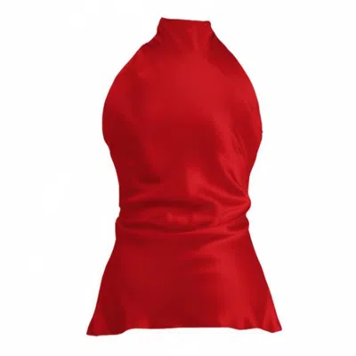 The Ethos Studio Women's Alica Top, Silky - Red