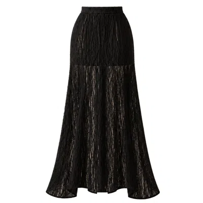 The Ethos Studio Women's Black Soho Skirt