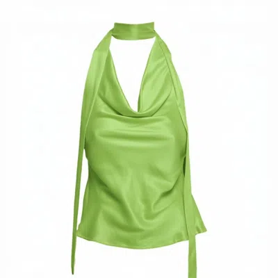 The Ethos Studio Women's Green Nicholette Top - Kiwi