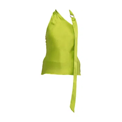 The Ethos Studio Women's Green Vespara Top - Kiwi