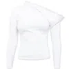 The Ethos Studio Women's Lily Top - White In White