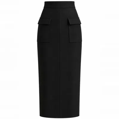 The Ethos Studio Women's Pillar Skirt - Black