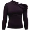 The Ethos Studio Women's Purple Lily Top - Plum Perfect In Purple
