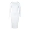 The Ethos Studio Women's Sarah Dress - White In White