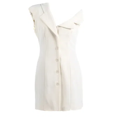 The Ethos Studio Women's White Lilith Mini Dress - Ivory