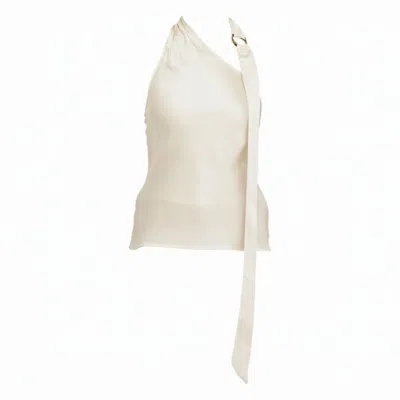 The Ethos Studio Women's White Vespara Top - Ivory