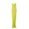 The Ethos Studio Women's Yellow Anne Dress - Sulphur Spring In Green