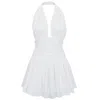 The Etta Collection Women's Acropolis Dress White In White