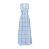 The Etta Collection Women's Augusta Maxi Dress In Blue