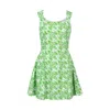 The Etta Collection Women's Bica Mini Dress In Green