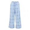 The Etta Collection Women's Blue Capelo Trouser