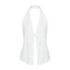 The Etta Collection Women's Herodes Top White In White